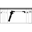 Kit de câbles d'allumage HERTH+BUSS JAKOPARTS J5384011 - Visuel 2