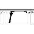 Kit de câbles d'allumage HERTH+BUSS JAKOPARTS J5384020 - Visuel 2