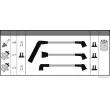 Kit de câbles d'allumage HERTH+BUSS JAKOPARTS J5385021 - Visuel 2