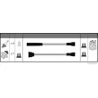 Kit de câbles d'allumage HERTH+BUSS JAKOPARTS J5388001 - Visuel 2