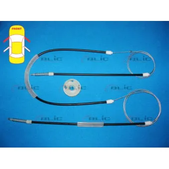 Kit de réparation, lève-vitre BLIC 6205-01-009812P