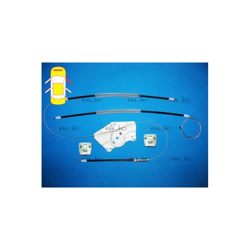 Kit de réparation, lève-vitre avant droit BLIC 6205-01-022818P