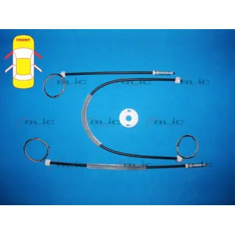 Kit de réparation, lève-vitre BLIC 6205-01-038812P