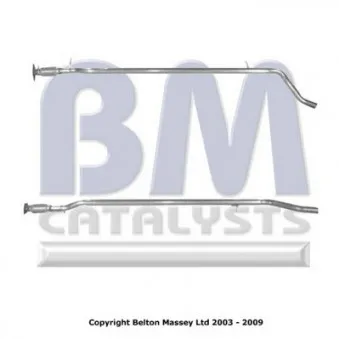 Tuyau d'échappement BM CATALYSTS