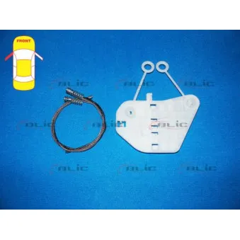 Kit de réparation, lève-vitre avant gauche BLIC 6205-02-001801P