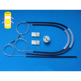 Kit de réparation, lève-vitre avant gauche BLIC 6205-02-020801P