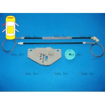 Kit de réparation, lève-vitre avant gauche BLIC 6205-03-037801P