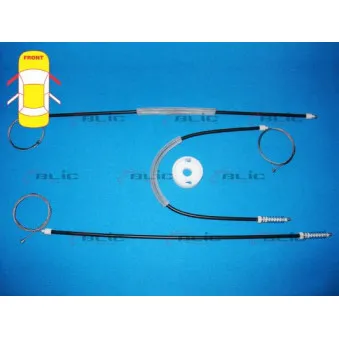 Kit de réparation, lève-vitre BLIC 6205-03-043812P