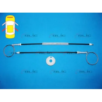 Kit de réparation, lève-vitre BLIC 6205-03-043814P