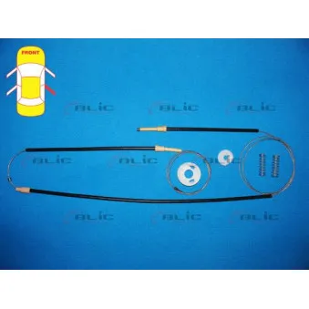 Kit de réparation, lève-vitre arrière droit BLIC 6205-05-011816P