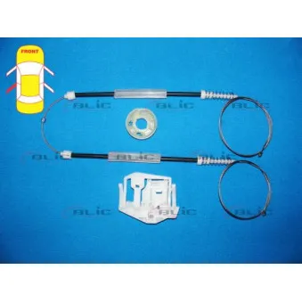 Kit de réparation, lève-vitre arrière gauche BLIC 6205-05-018803P
