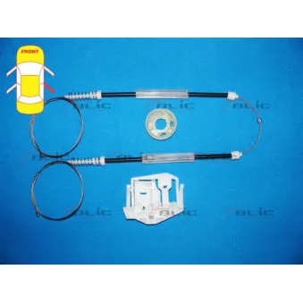 Kit de réparation, lève-vitre arrière droit BLIC 6205-05-018804P