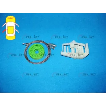 Kit de réparation, lève-vitre arrière gauche BLIC 6205-05-021803P