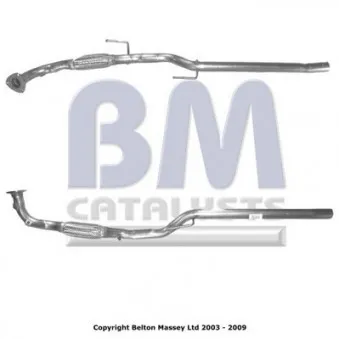 Tuyau d'échappement BM CATALYSTS