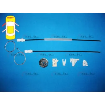 Kit de réparation, lève-vitre avant gauche BLIC 6205-09-030801P