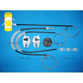 Kit de réparation, lève-vitre avant gauche BLIC 6205-09-046801P