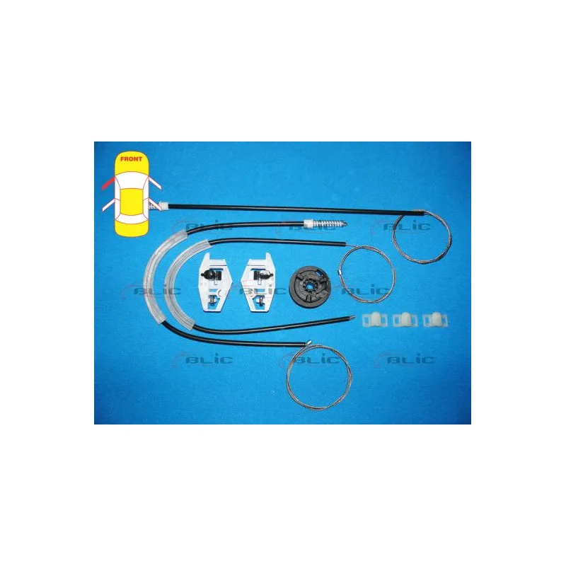 Kit de réparation, lève-vitre avant gauche BLIC 6205-09-046801P