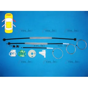 Kit de réparation, lève-vitre BLIC