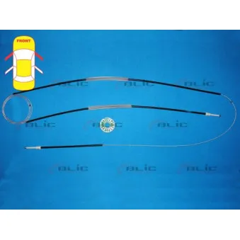 Kit de réparation, lève-vitre BLIC 6205-10-001812P