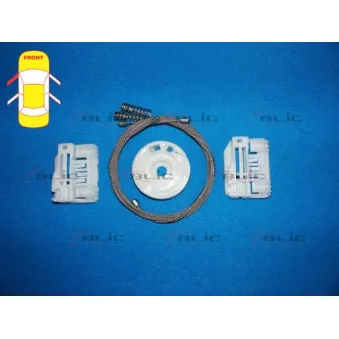 Kit de réparation, lève-vitre avant gauche BLIC 6205-20-034801P