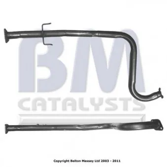 Tuyau d'échappement BM CATALYSTS