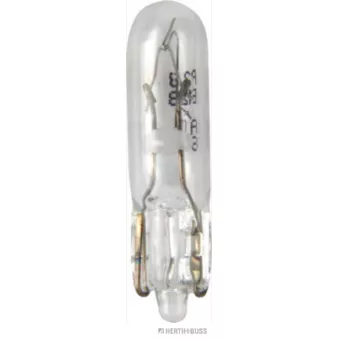 Ampoule, feu éclaireur de plaque HERTH+BUSS ELPARTS 89901123