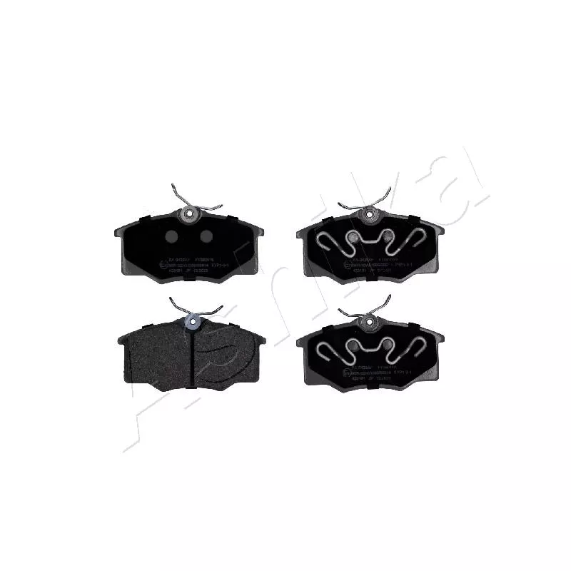 Jeu de 4 plaquettes de frein avant ASHIKA 50-00-0420