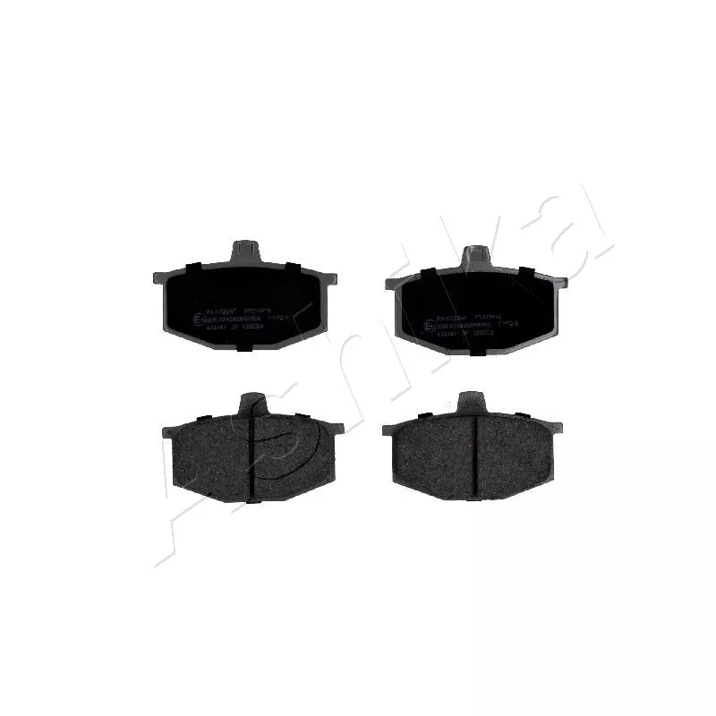 Jeu de 4 plaquettes de frein avant ASHIKA 50-00-0723