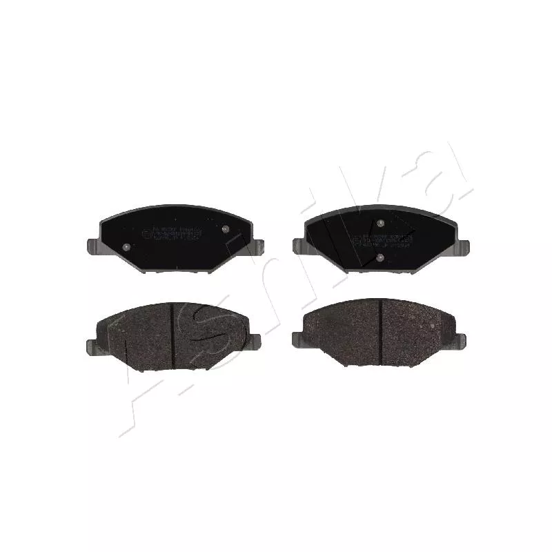Jeu de 4 plaquettes de frein avant ASHIKA 50-00-0972