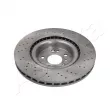 Jeu de 2 disques de frein avant ASHIKA 60-00-0550C - Visuel 2