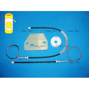 Kit de réparation, lève-vitre avant gauche BLIC 6205-30-003801P
