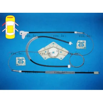 Kit de réparation, lève-vitre avant gauche BLIC 6205-43-003817P