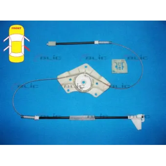 Kit de réparation, lève-vitre arrière droit BLIC 6205-43-003836P
