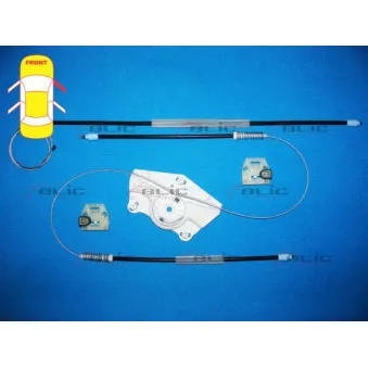 Kit de réparation, lève-vitre avant droit BLIC 6205-43-004802P