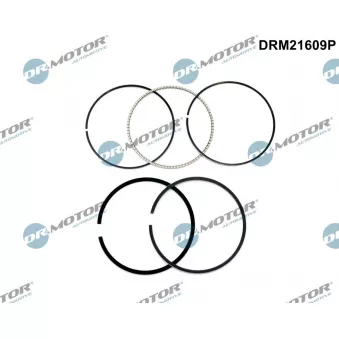 Jeu de segments de pistons Dr.Motor DRM21609P