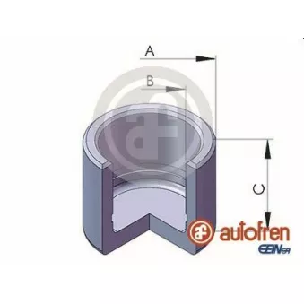 Piston, étrier de frein AUTOFREN SEINSA D025651