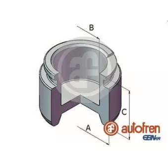 Piston, étrier de frein AUTOFREN SEINSA D025726