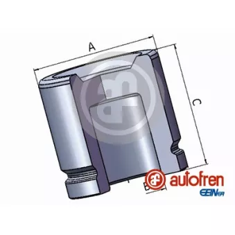 Piston, étrier de frein AUTOFREN SEINSA D025791