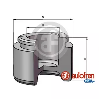 Piston, étrier de frein AUTOFREN SEINSA D025826