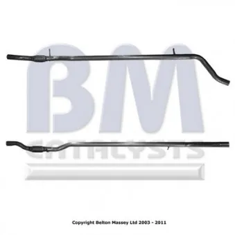 Tuyau d'échappement BM CATALYSTS BM50135