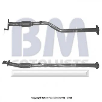 Tuyau d'échappement BM CATALYSTS BM50138