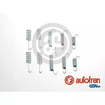 Kit d'accessoires, mâchoires de frein de stationnement AUTOFREN SEINSA D31001A