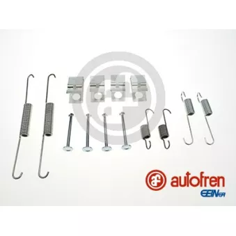 Kit d'accessoires, mâchoire de frein AUTOFREN SEINSA D31037A