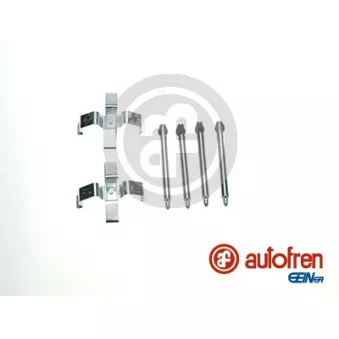 Kit d'accessoires, plaquette de frein à disque AUTOFREN SEINSA D42284A