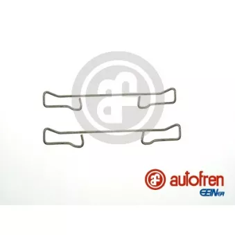 Kit d'accessoires, plaquette de frein à disque AUTOFREN SEINSA D42345A