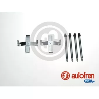 Kit d'accessoires, plaquette de frein à disque AUTOFREN SEINSA