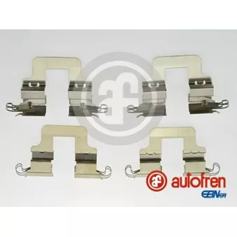 Kit d'accessoires, plaquette de frein à disque AUTOFREN SEINSA D42482A