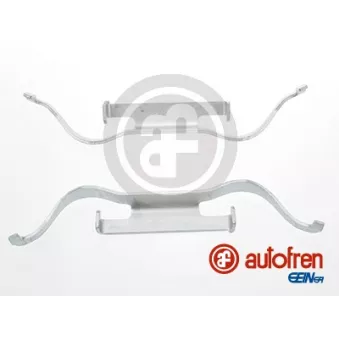 Kit d'accessoires, plaquette de frein à disque AUTOFREN SEINSA D42556A
