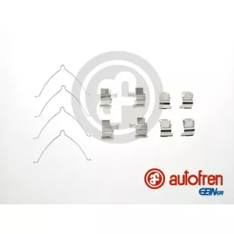 Kit d'accessoires, plaquette de frein à disque AUTOFREN SEINSA D42572A
