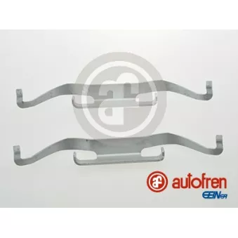 Kit d'accessoires, plaquette de frein à disque AUTOFREN SEINSA D42581A